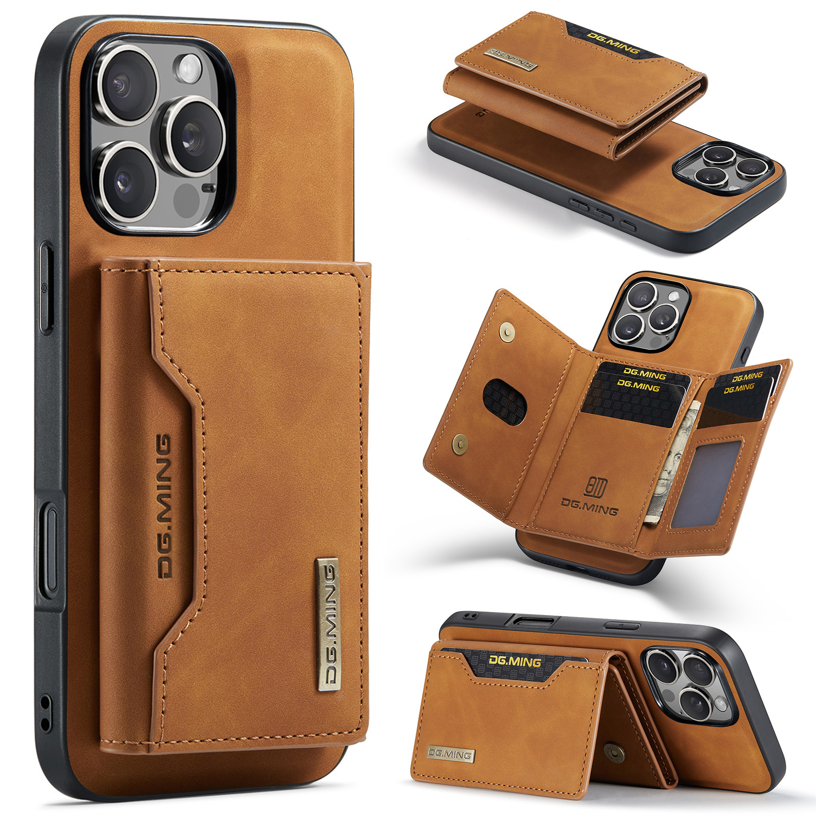 Detachable 2-in-1 Design Wallet Case for Iphone(M2)