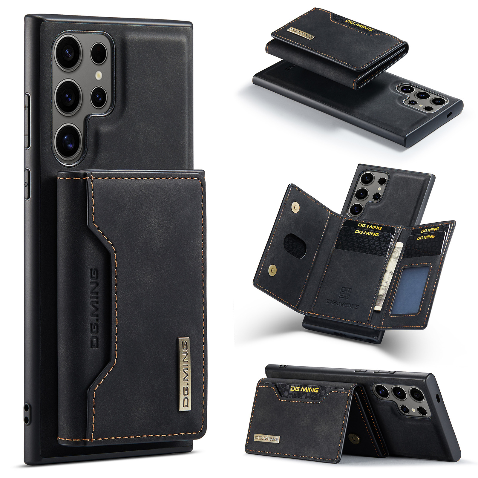 Detachable 2-in-1 Design Wallet Case for Samsung S(M2)