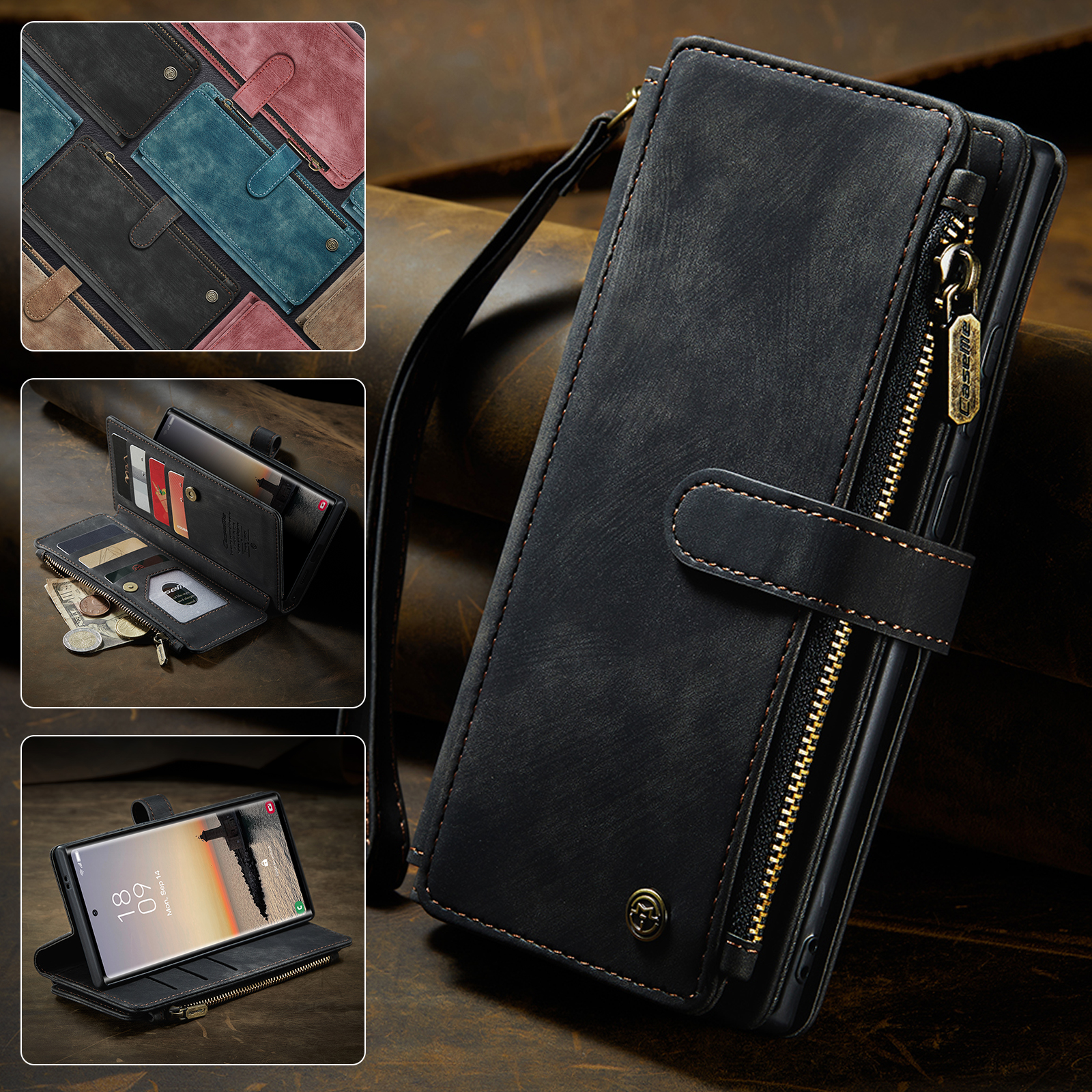 3-in-1 Style Wallet Case for Samsung S