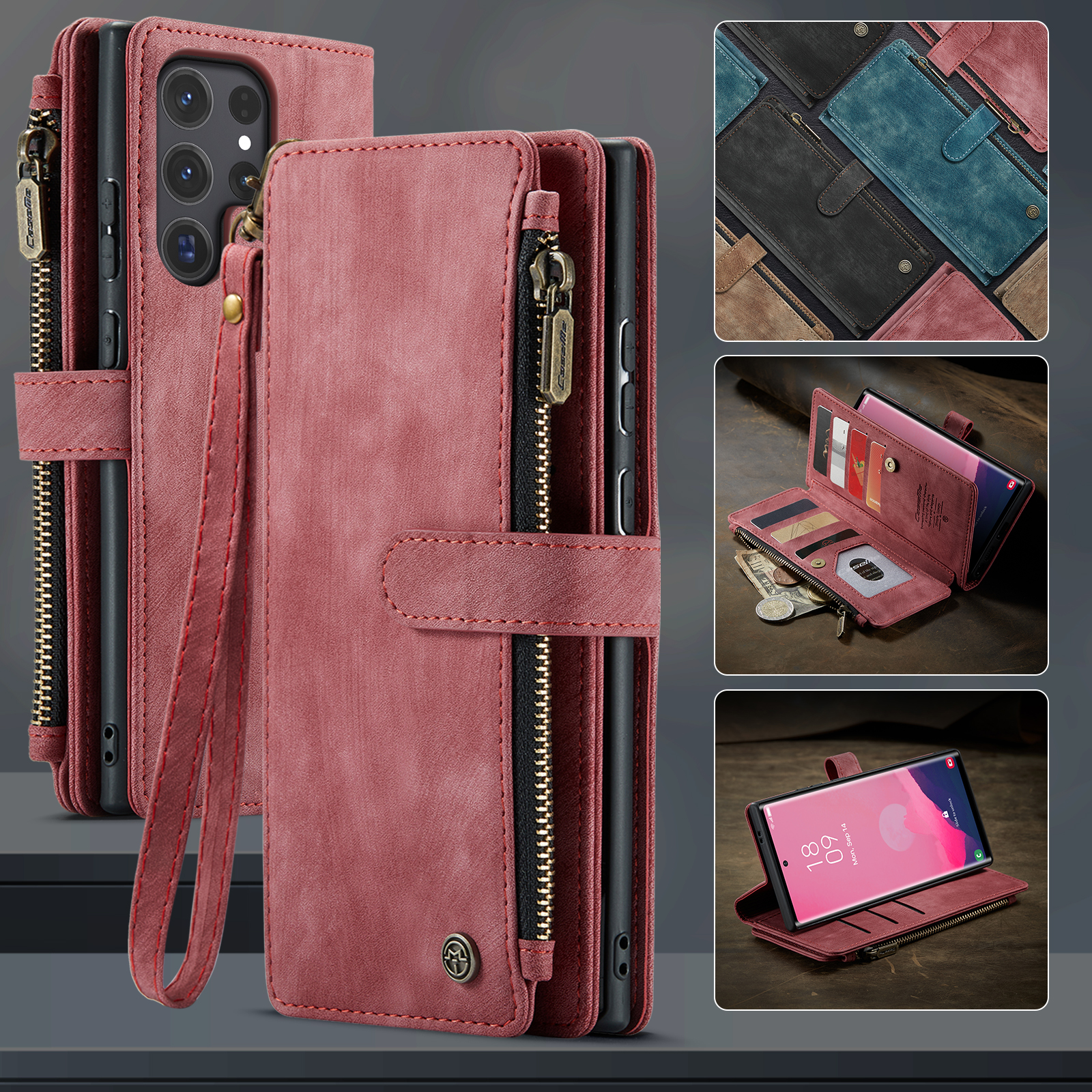 3-in-1 Style Wallet Case for Samsung S