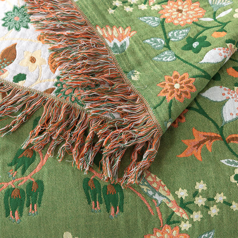 Cotton Gauze Breathable Rural Reversible Quilt