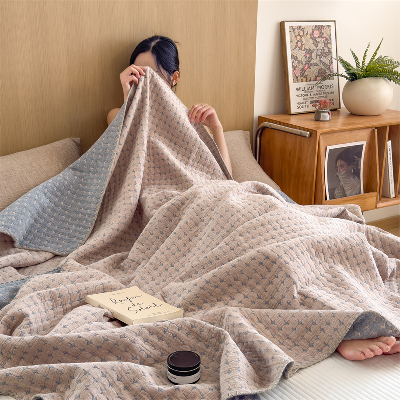 Breathable Three Layers Cotton Gauze Quilt - image 36
