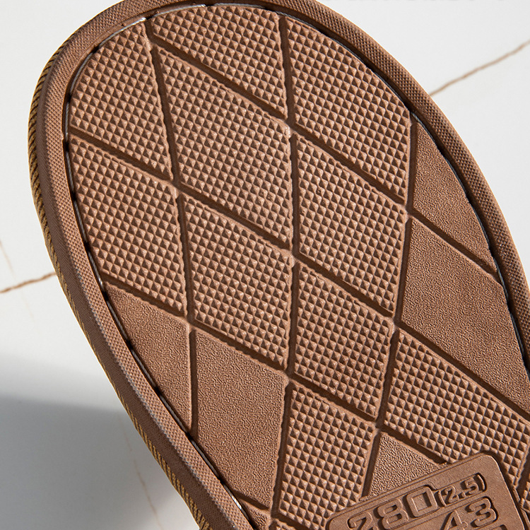 Rattan Breathable Anti-slip Couple House Slippers