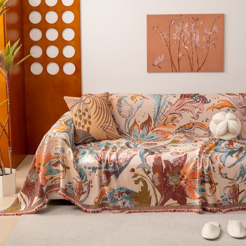 Retro Art Pattern Sofa Protector