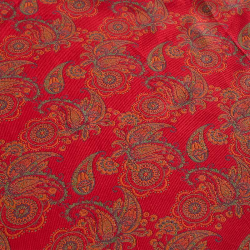 Paisley Floral Cotton Jacquard Fitted Sheet