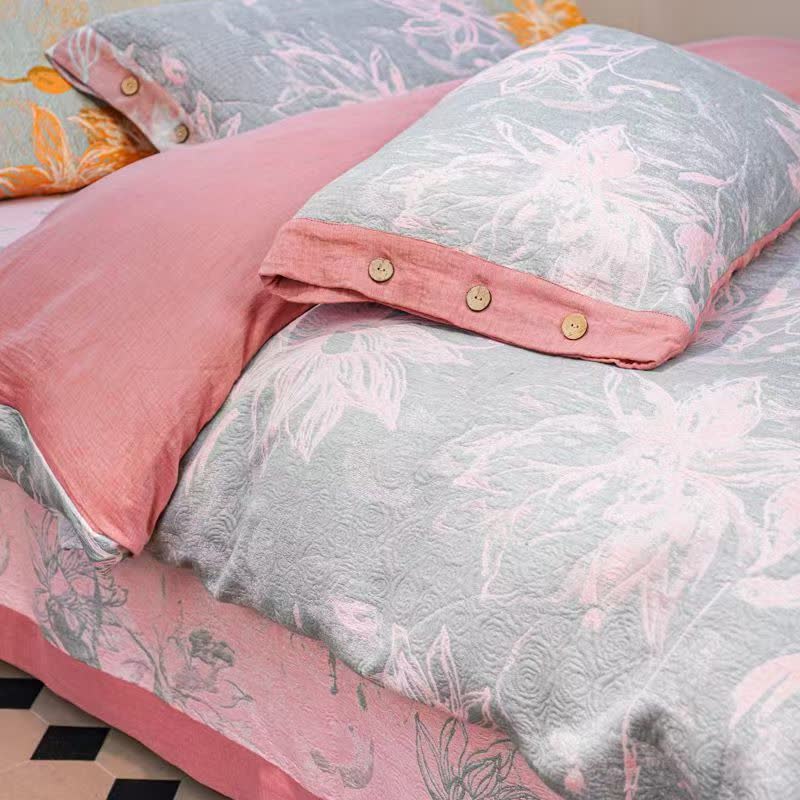 Dahlia Cotton Gauze Bedding Set(4PCS) - image 11