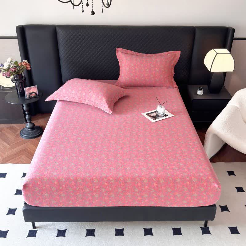 Pastoral Floral Cotton Gauze Fitted Sheet