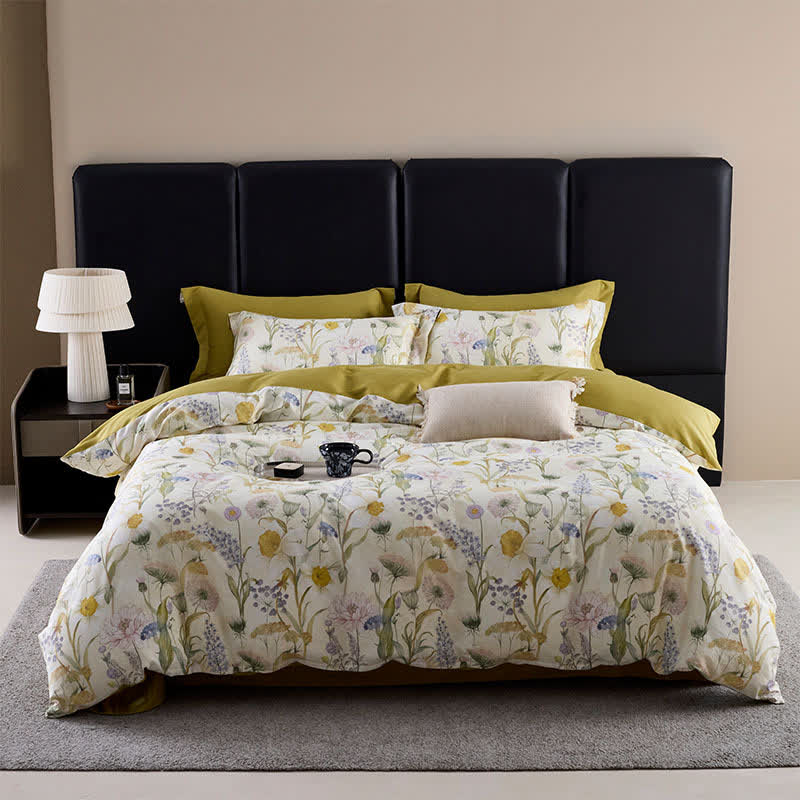 Ownkoti Fresh Floral Pure Cotton Bedding Set(4PCS) - King - image 0
