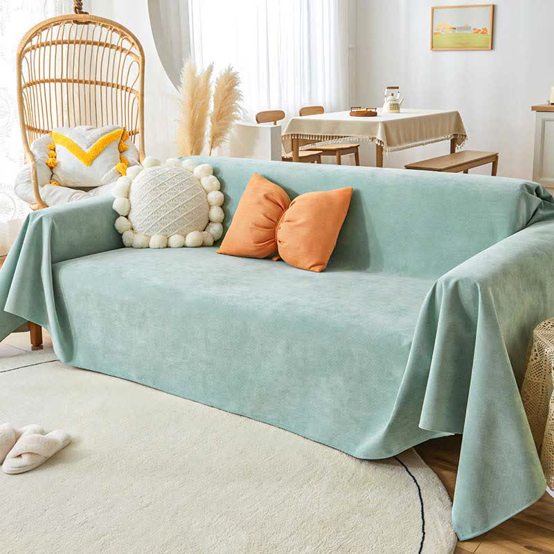 Pure Color Waterproof Pet Couch Cover
