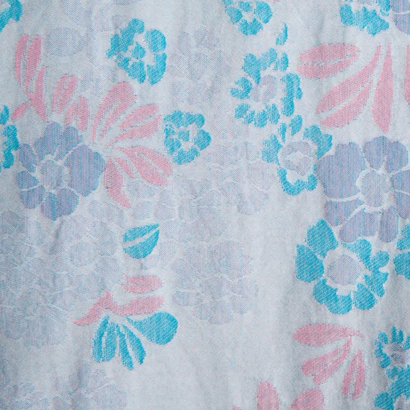 Charming Floral Cotton Gauze Kimono Robe