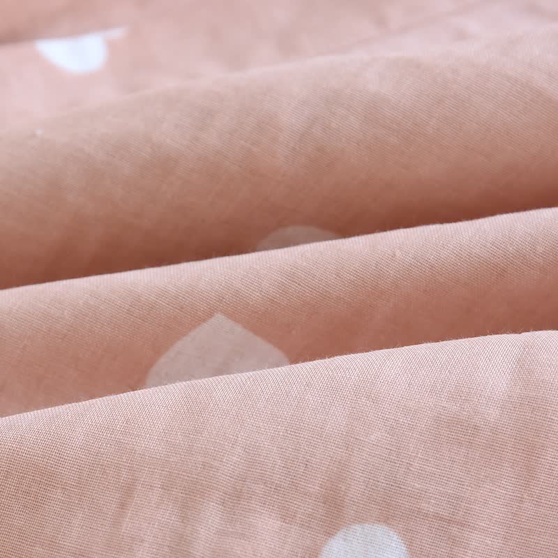 Heart Cotton Gauze Kimono Bathrobe
