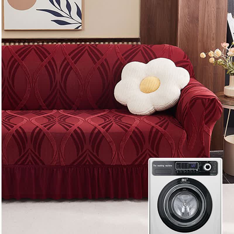 Ownkoti Jacquard Elastic Non-Slip Couch Slipcover - image 8