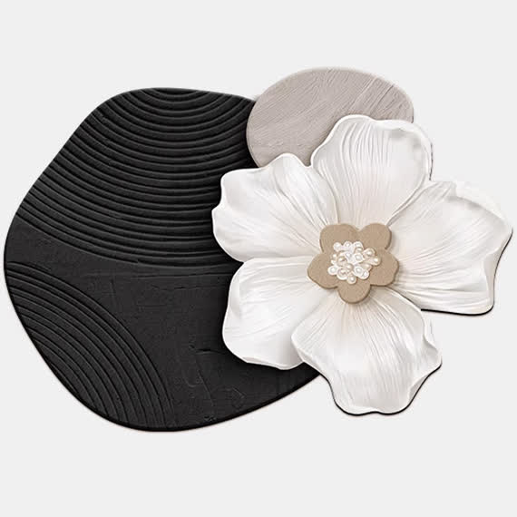 Floral Inspired Diatom Mud Bath Mat