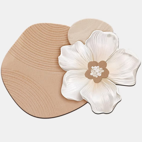 Floral Inspired Diatom Mud Bath Mat