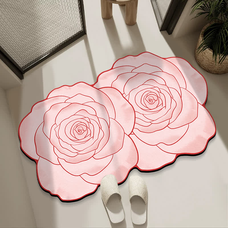 Rose Inspired Diatom Mud Bath Mat