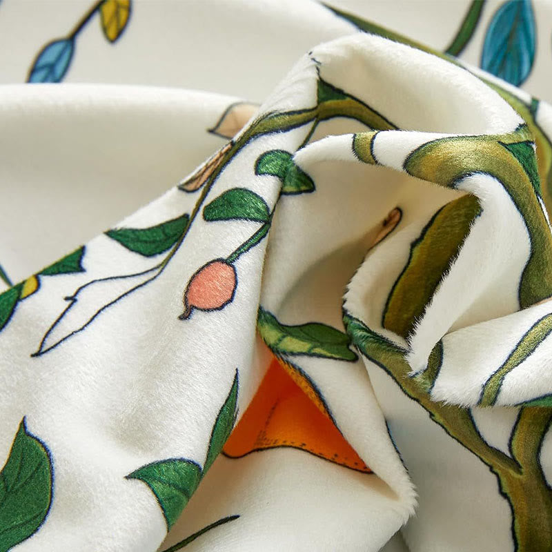 Vintage Country Bird & Floral Curtain