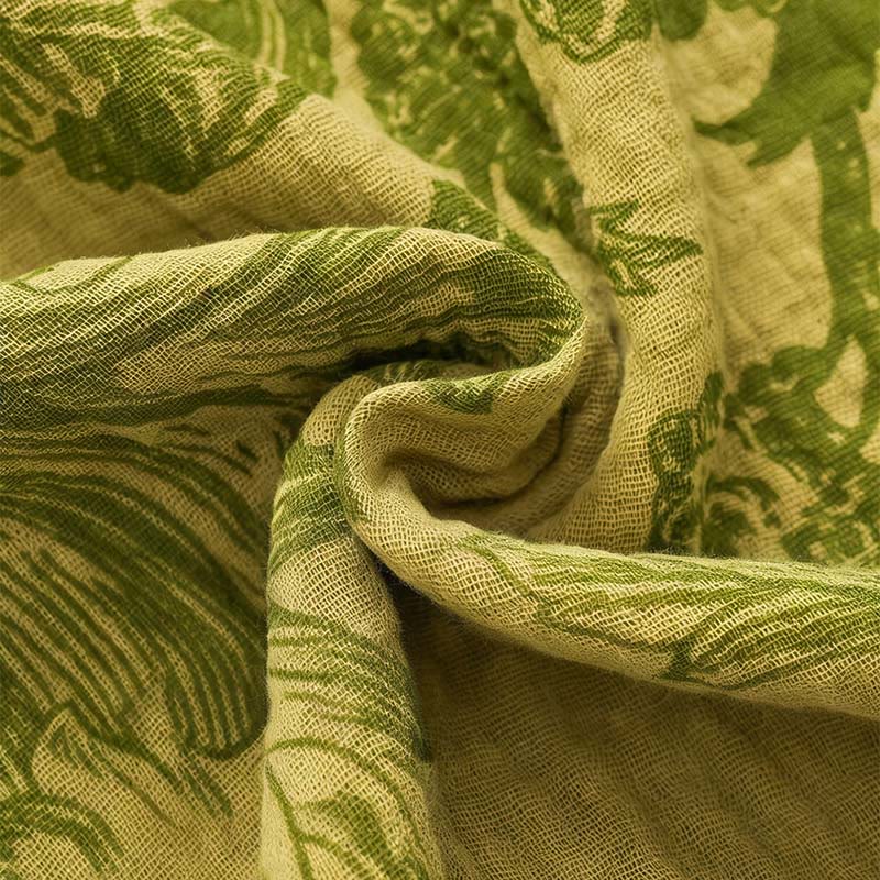 Green Floral Pure Cotton Camisole Nightgown