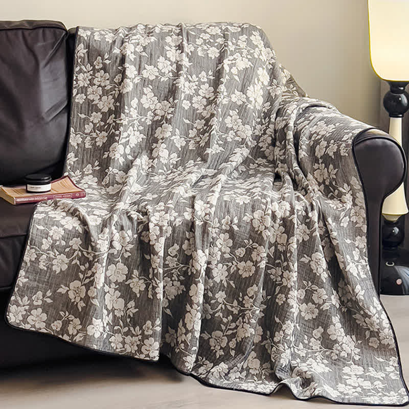 Ownkoti Pastoral Floral Cotton Gauze Quilt Blanket - image 3