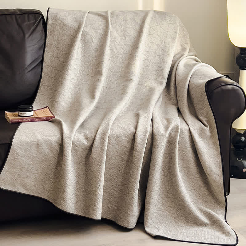 Ownkoti Wavy Pattern Cotton Gauze Quilt Blanket - image 2