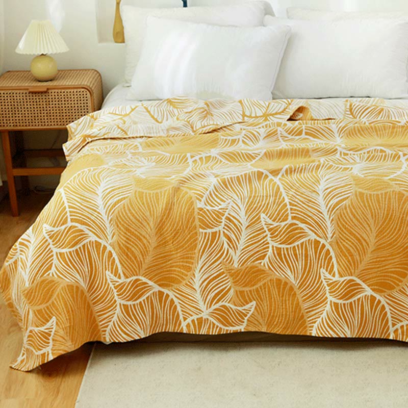 Plantain Leaf Three Layers Breathable Quilt - image 3