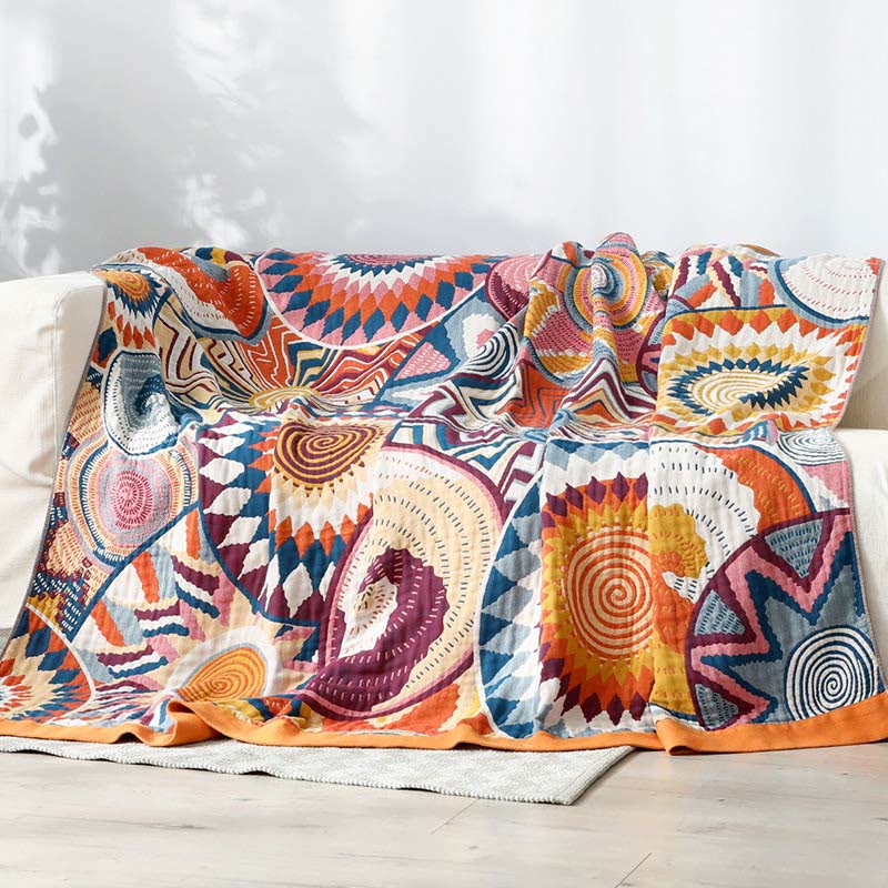 Nordic Throw Blanket Reversible Sofa Towel