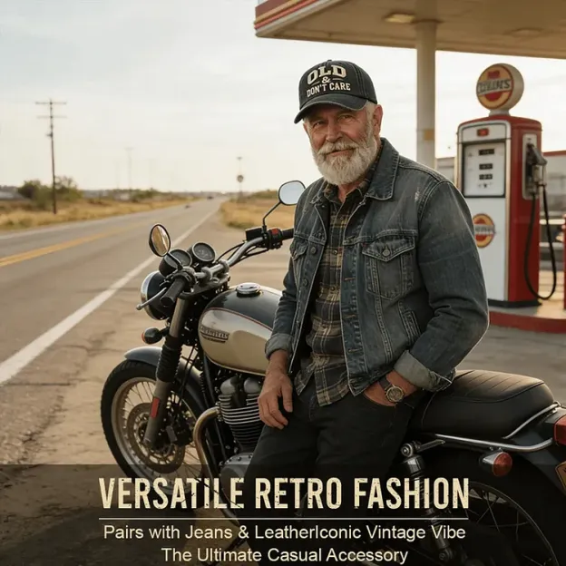 Old & Don't Care Embroidery Cap