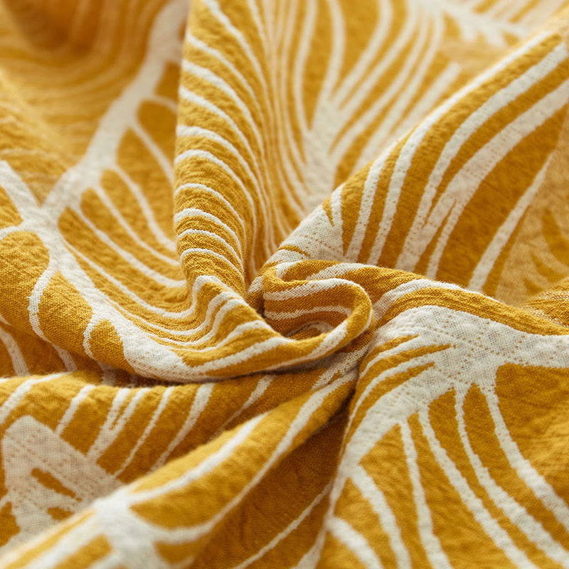 Plantain Leaf Three Layers Breathable Quilt - image 11