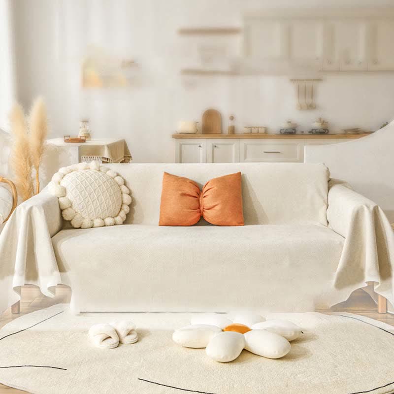 Pure Color Waterproof Pet Couch Cover