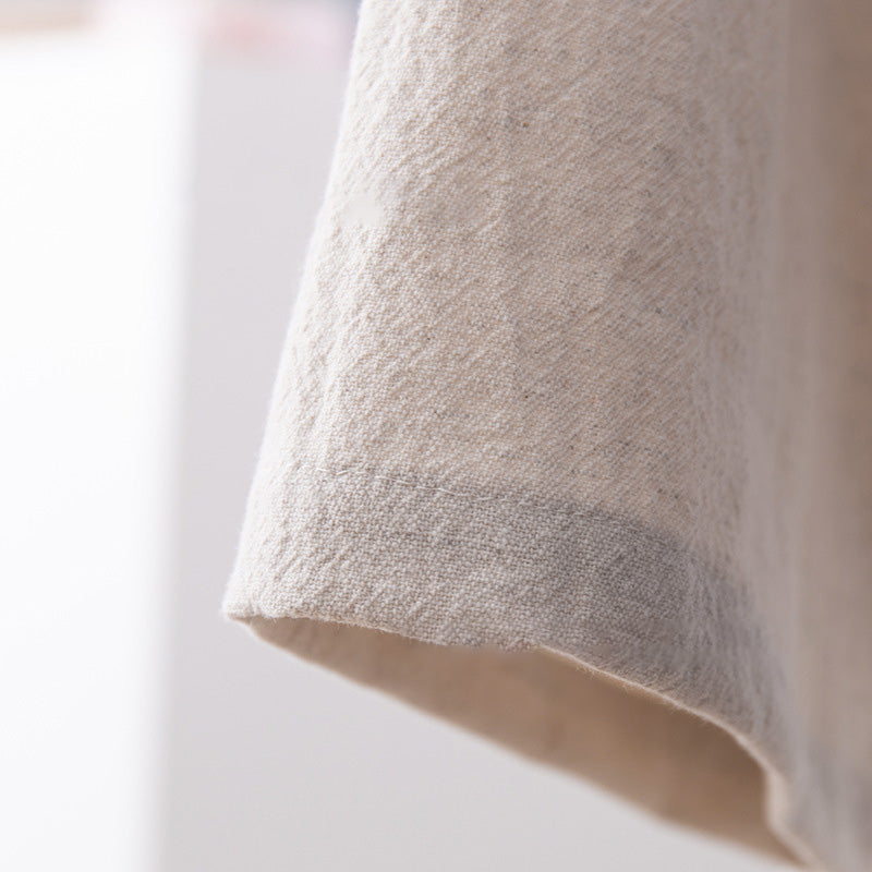 Soft V-Neck Bathrobe Sleepwear with Pockets