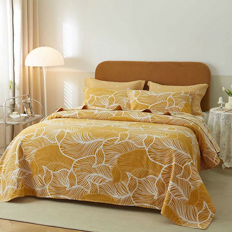 Plantain Leaf Three Layers Breathable Quilt - image 2