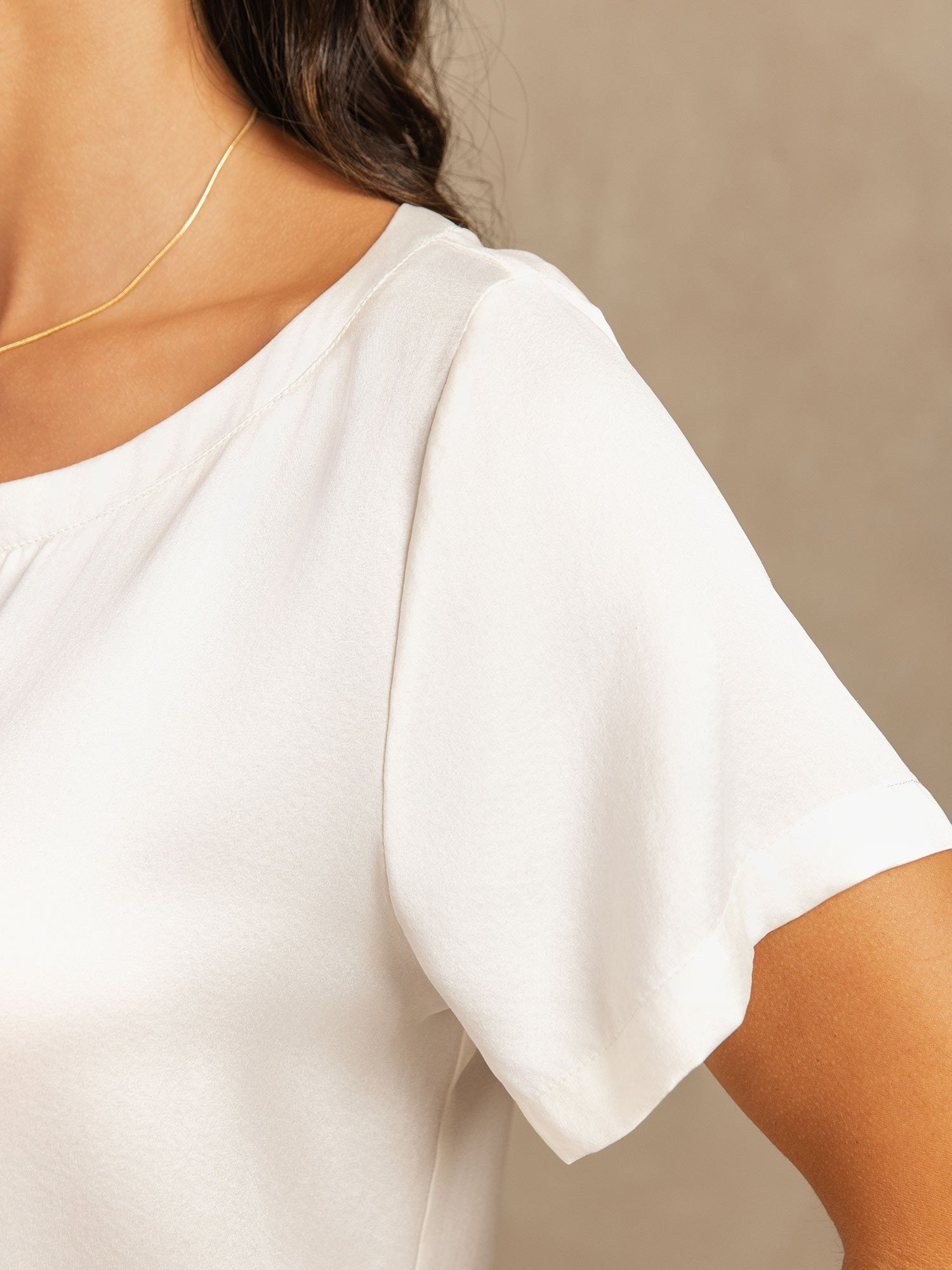 19Momme Women's Washable Silk Short Sleeve Pajamas Set