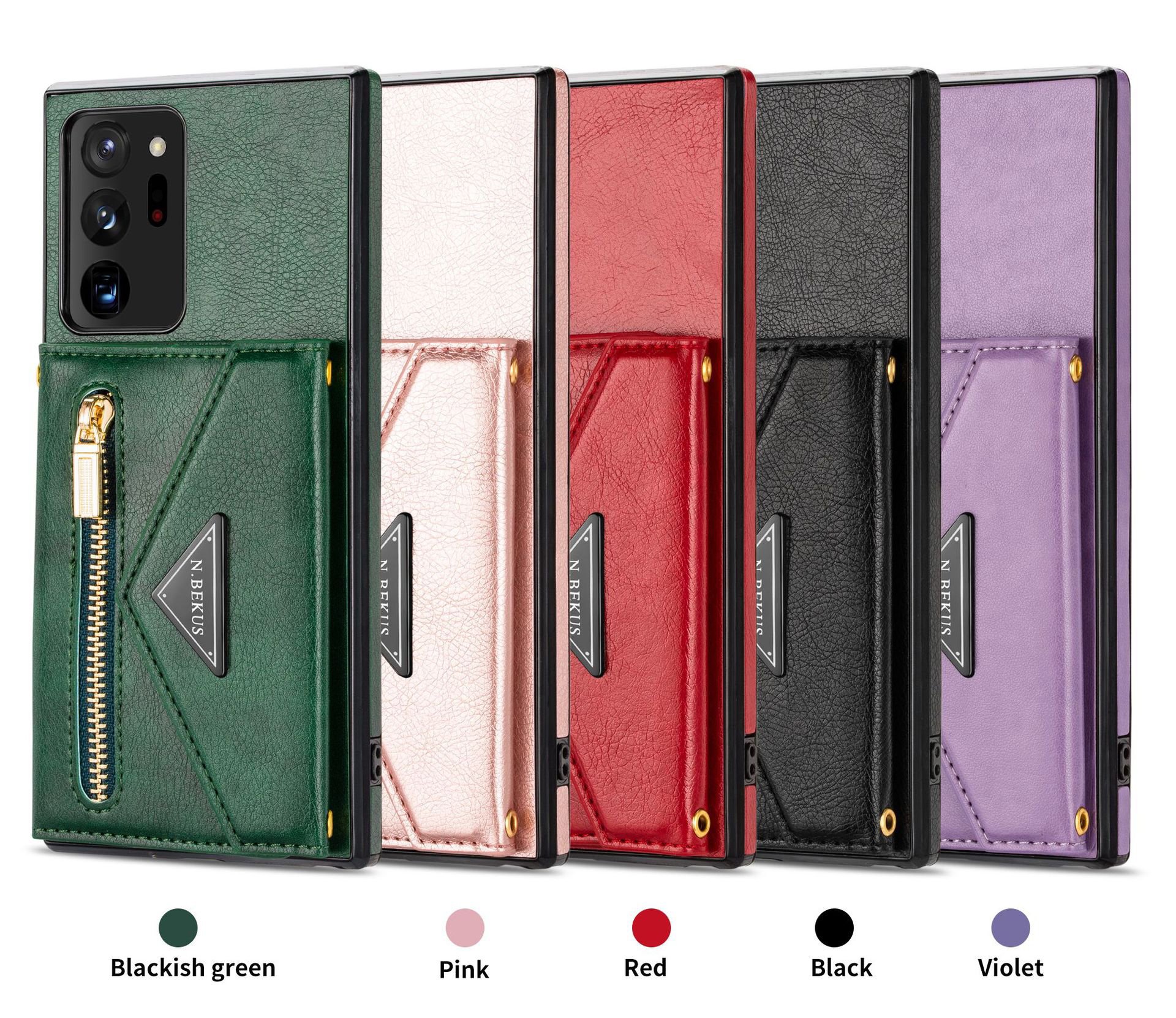 Flip Leather Wallet Cover for Samsung Galaxy Crossbody Case with Credit Card Holder Strap Lanyard 6.8'', Women Girl Purse Kickstand