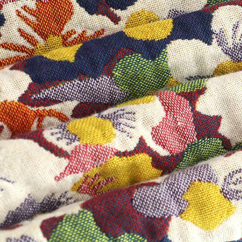 Rustic Flower Reversible Cotton Soft Quilt