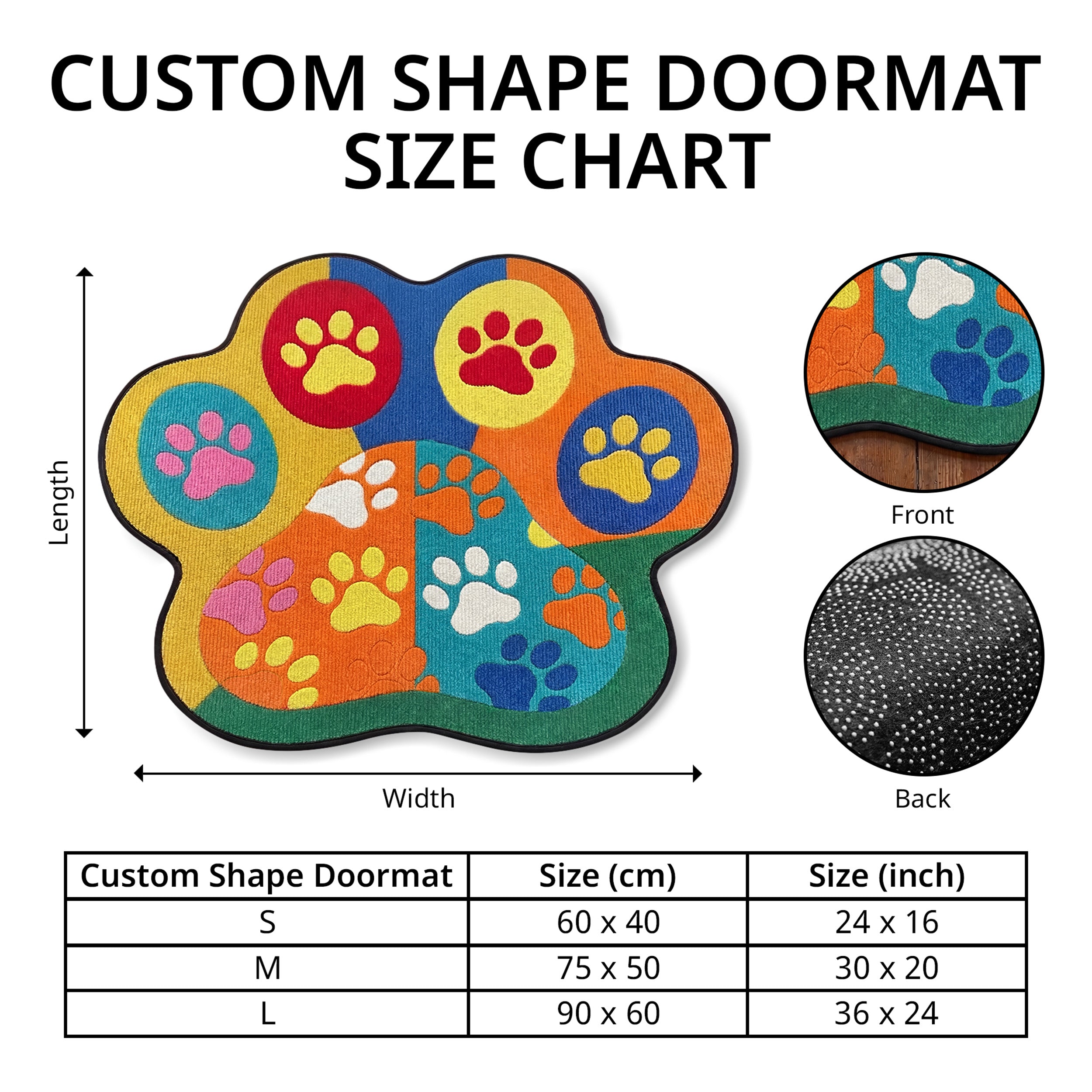 Sunset Shore Turtle Custom Shape Doormat  