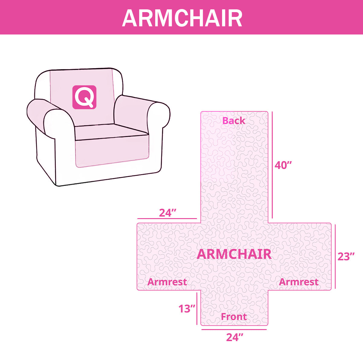 Blue Meadow Quilted Sofa Cover