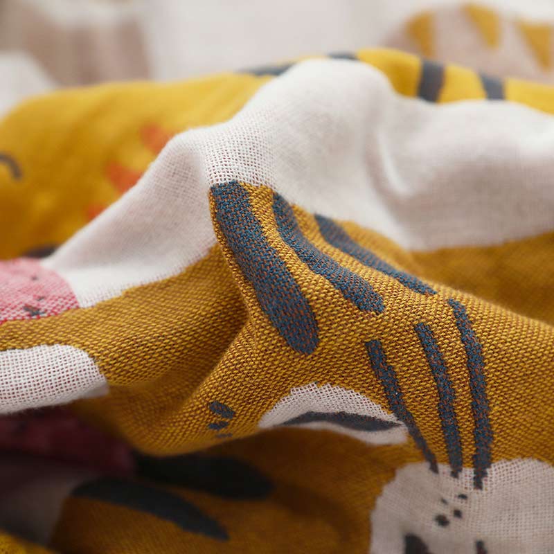 Cute Cat Reversible Cotton Soft Quilt