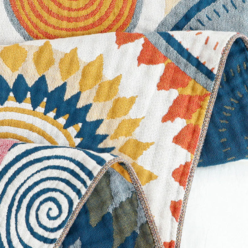 Nordic Throw Blanket Reversible Sofa Towel