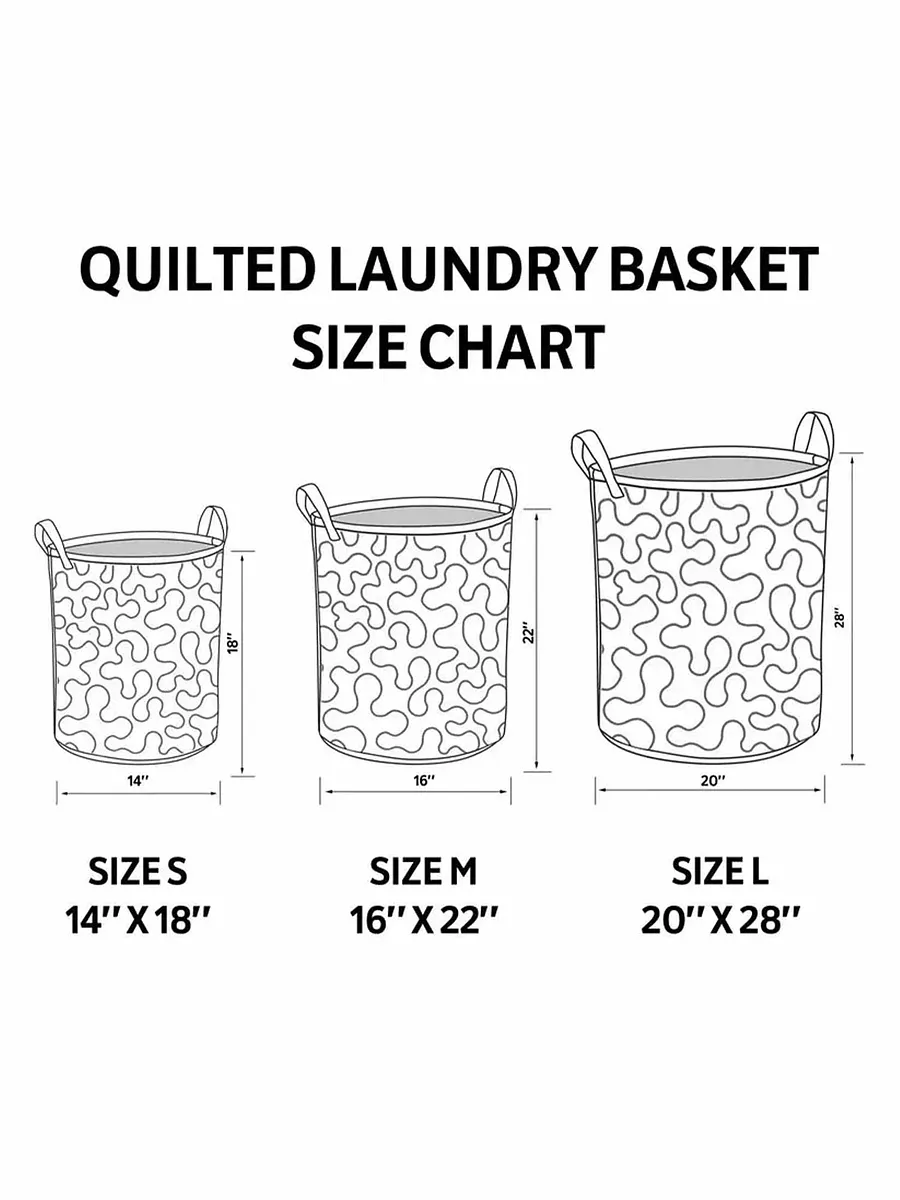 Cactus Quilted Laundry Basket