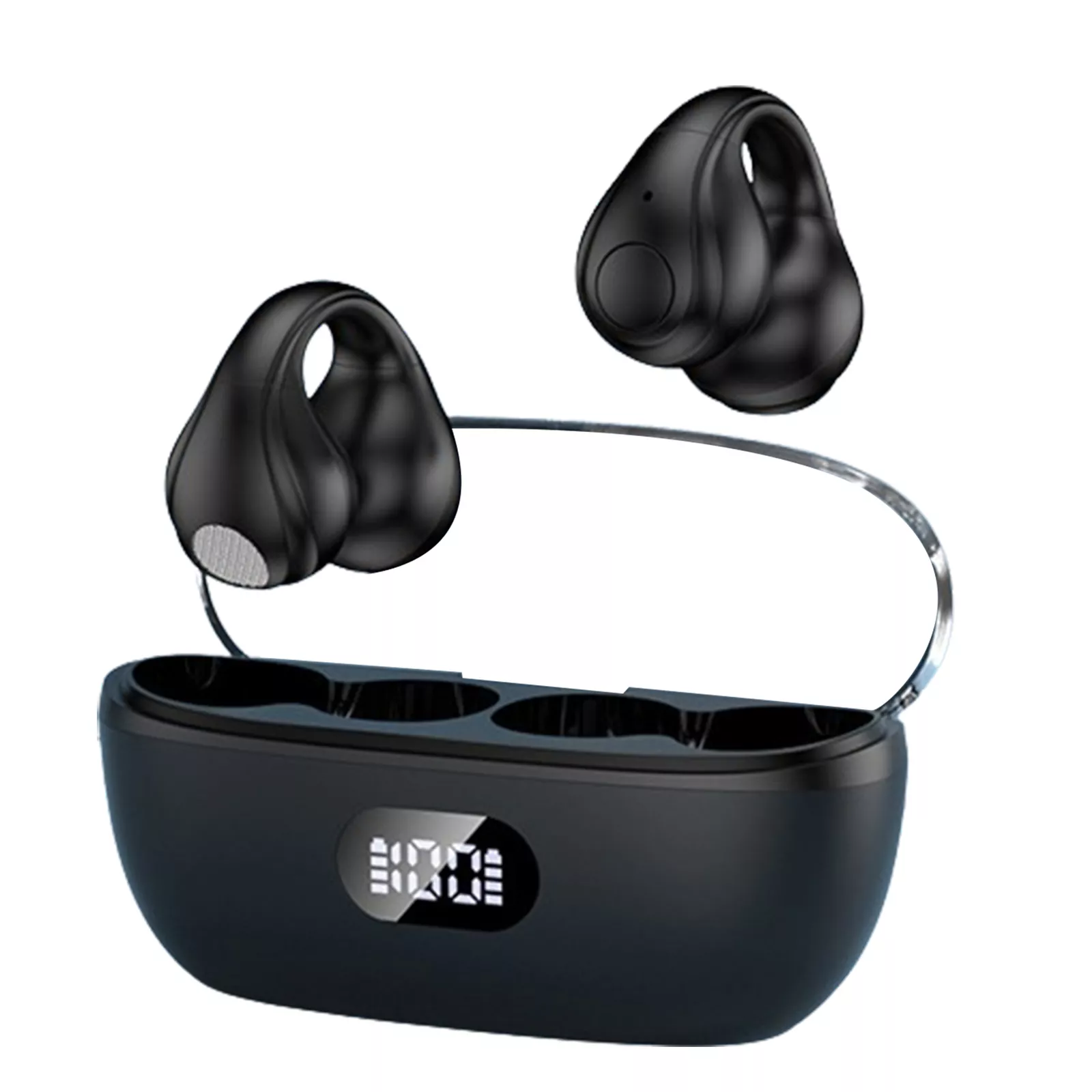Clip-on bone conduction sports Bluetooth earphones