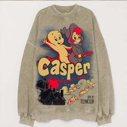 Halloween casper Sweatshirt-lovefitte