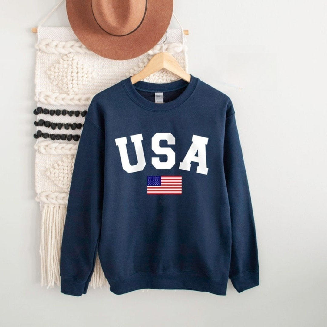 USA Flag Sweatshirt