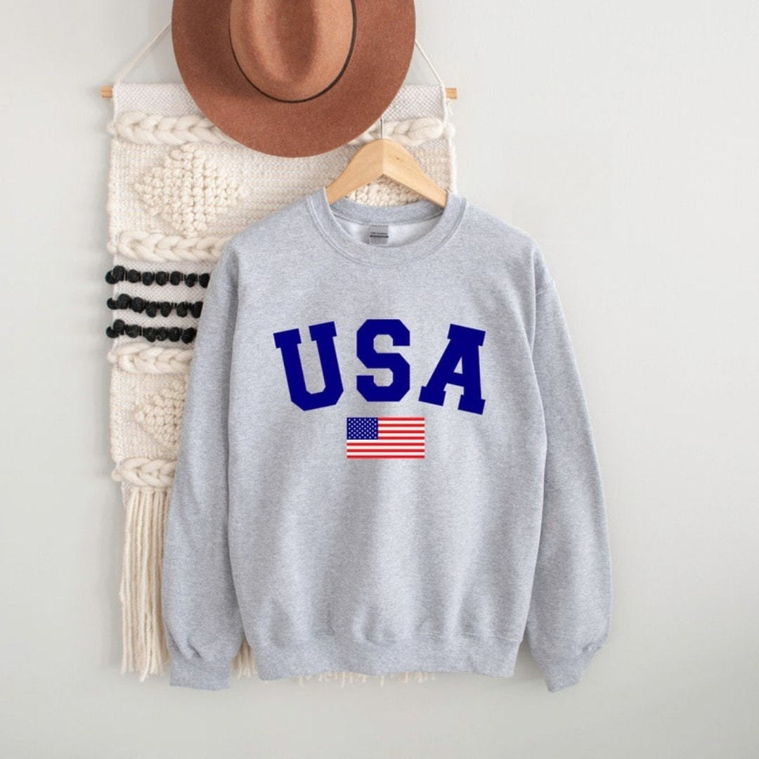USA Flag Sweatshirt