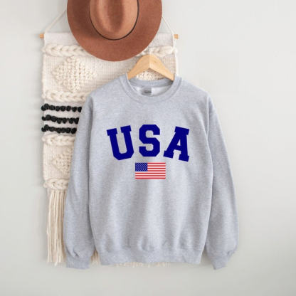 USA Flag Sweatshirt