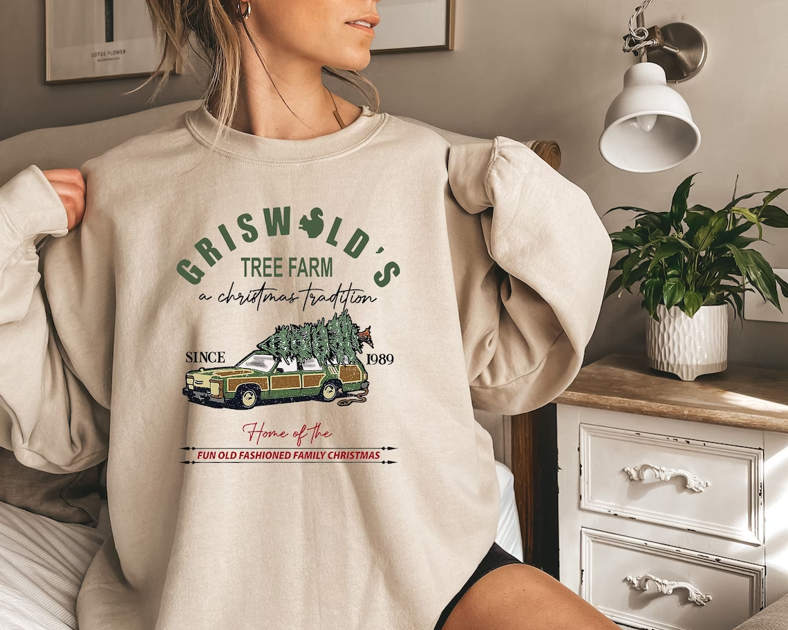 Griswold's Tree Farm Since 1989 Sweatshirt-lovefitte