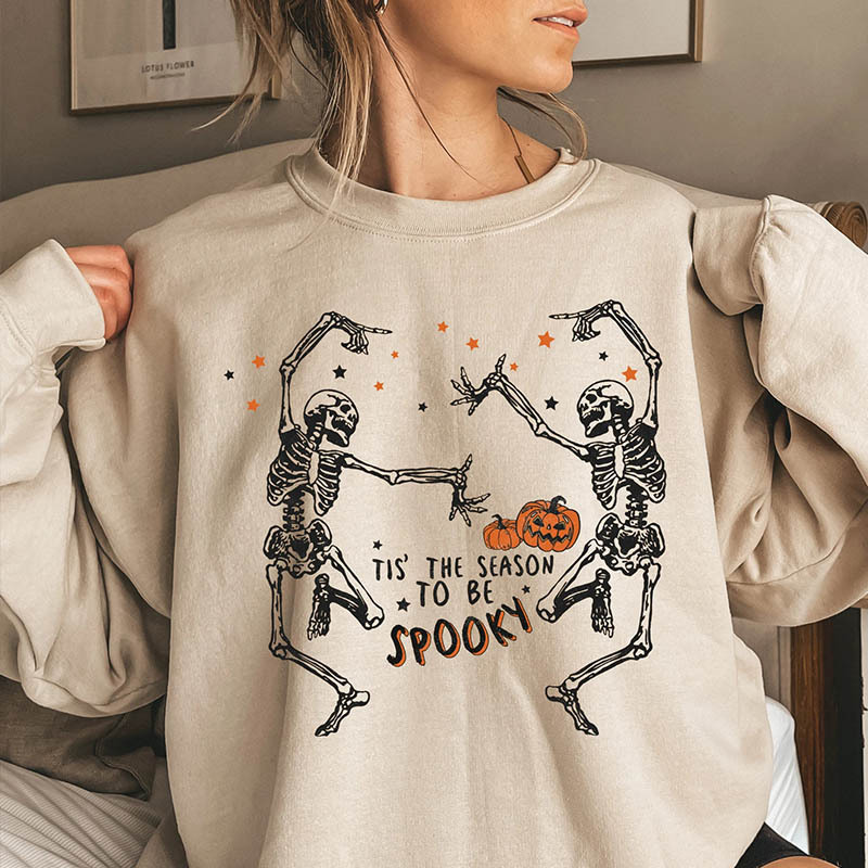 Halloween dancing skeletons