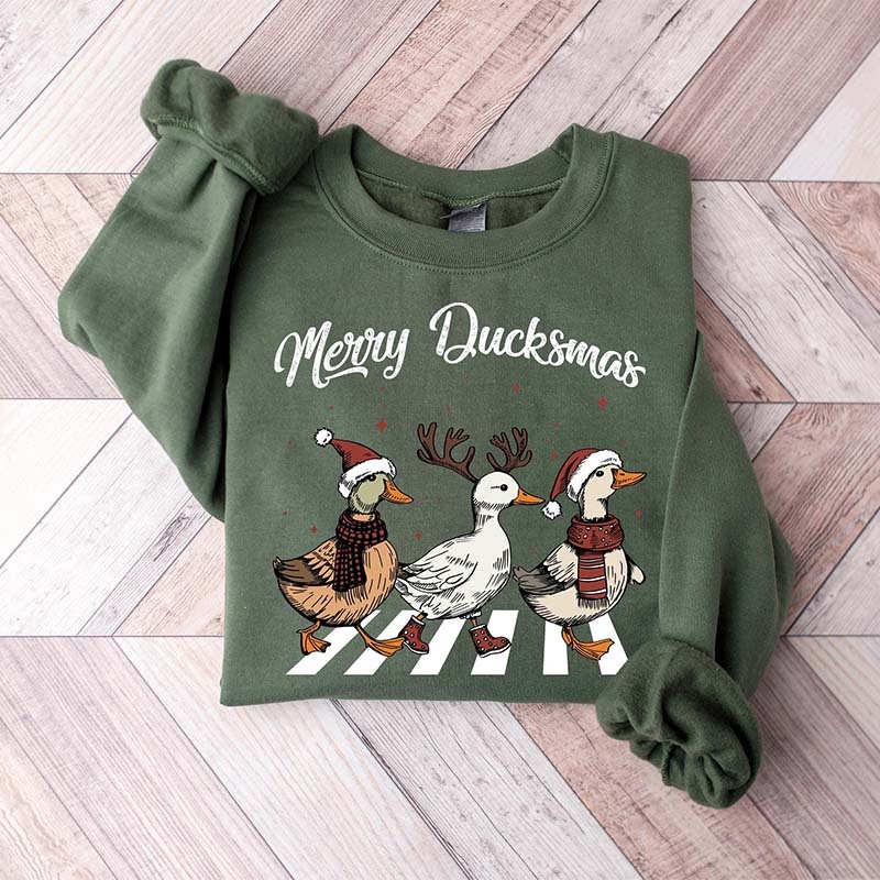 Ducks Christmas Sweatshirt