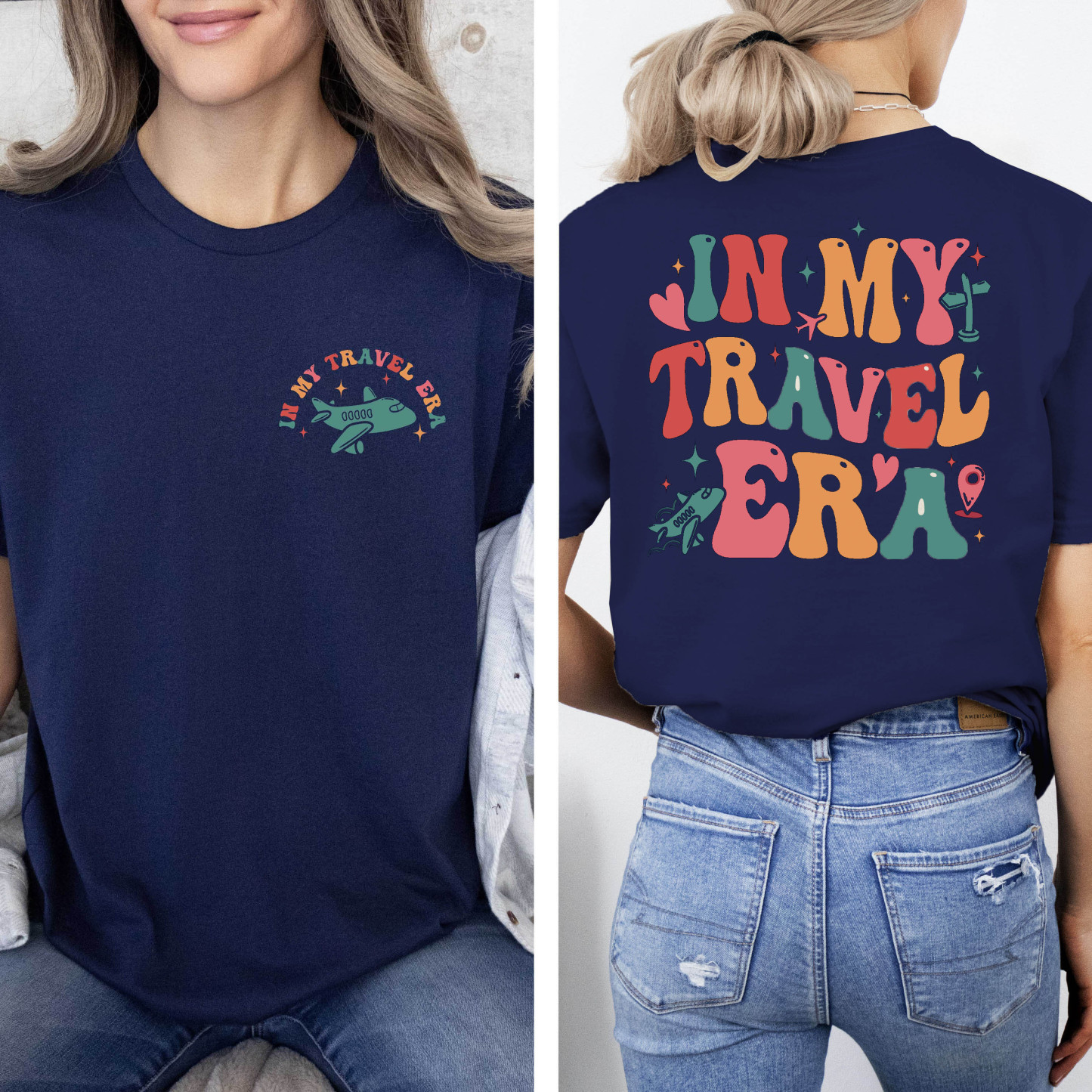 In My Travel Era Vacation T-Shirt-lovefitte