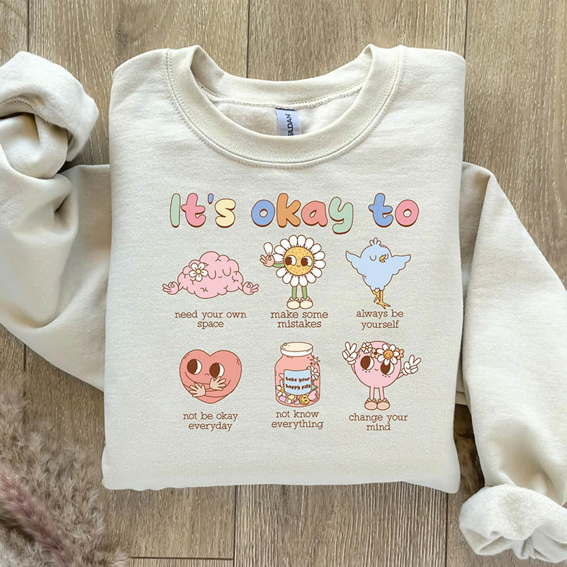 It's Okay To Make Some Mistakes Sweatshirt-lovefitte