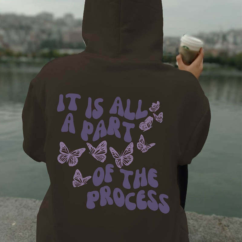 Trust the Process Aesthetic Trendy Hoodie-lovefitte