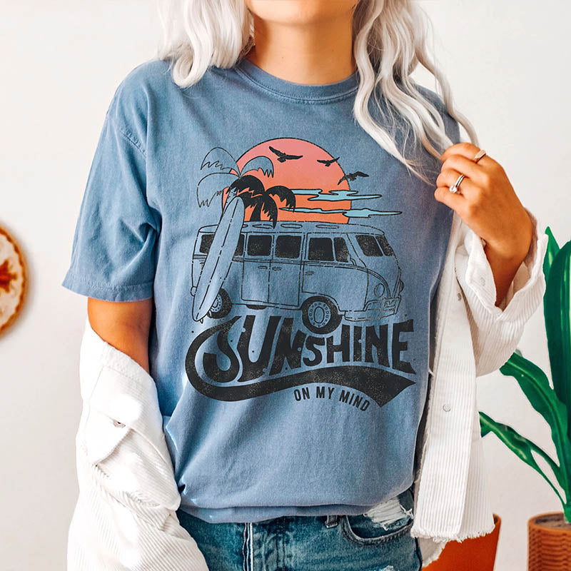 Sunshine on My Mine Vacation T-Shirt-lovefitte
